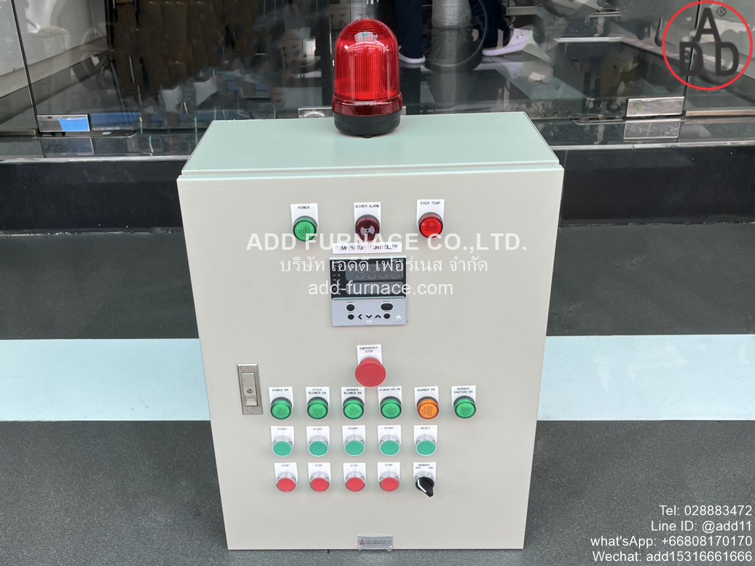 Gas Burner RAH80 Temperature Control Box Separate Out Burner Controller
 (4)